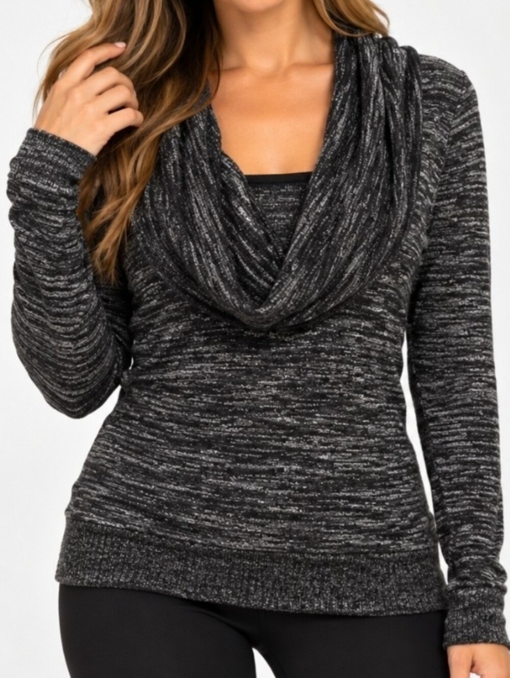 Liz Claiborne Cowl Neck Sweater Size S